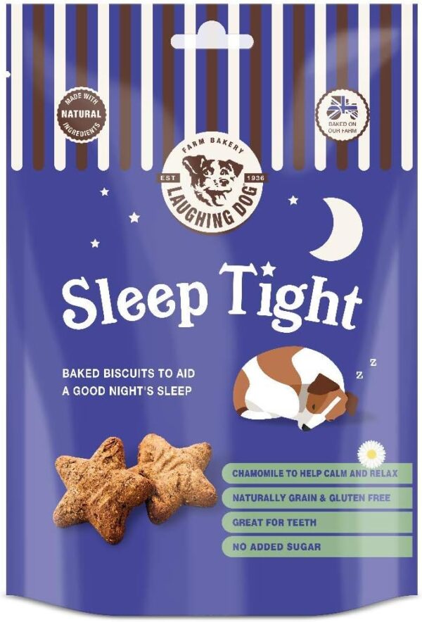 Laughing Dog - Sleep Tight - Naturally Grain Free Oven-Baked Dog Treats, Gluten Free With No Added Sugar - Purple,125g - Image 2