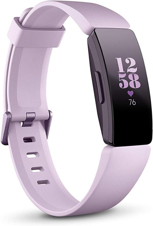 Fitbit Inspire HR Health & Fitness Tracker with Auto-Exercise Recognition, 5 Day Battery, Sleep & Swim Tracking, Lilac - Image 2