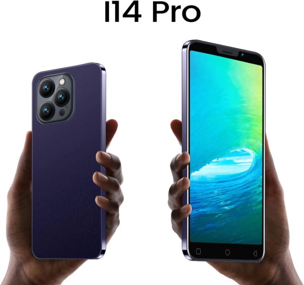 JtQtJ Smartphone of the Day Offer, Cheap Mobile Phones with 5.0" HD Display, Dual SIM, Dual Cameras, 16GB ROM, Wifi,GPS,Bluetooth Cell Phones (i15Pro-Purple) - Image 3