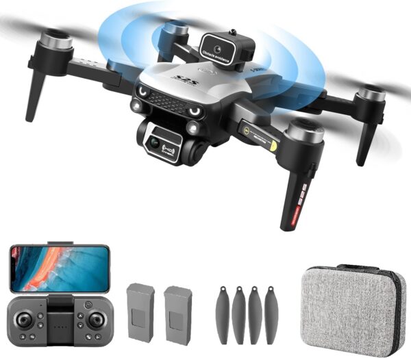 OBEST Drone with Camera for Adults 4K, Kids Beginners, Mini Portable Drone, FPV RC Aircraft Toy Gift, 360°Active Bbstacle Avoidance,Optical Flow Positioning, APP Control, 2 Batteries - Image 2