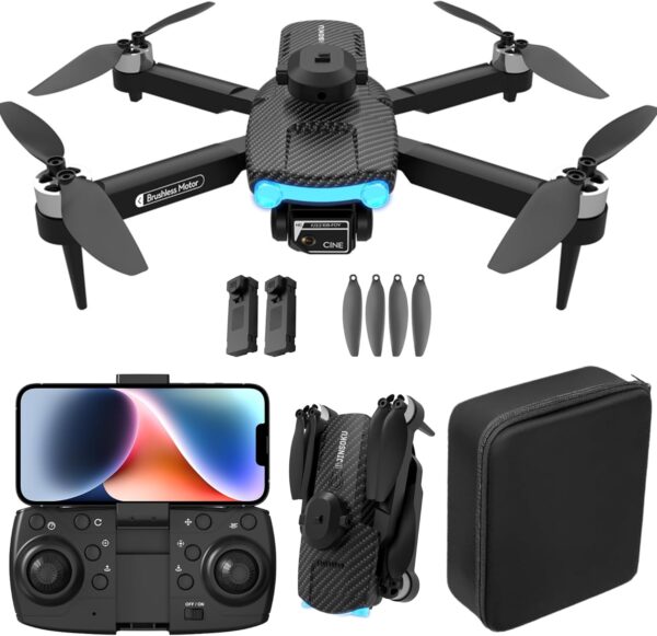 Jinsoku S125 Foldable FPV Drone, 1080P Camera Quality For Kids & Adults, Professional RC Quadcopter, Brushless Motor, Easy to Use For Beginners, 5G WIFI, 30 Mins Flight Time, 2 Batteries - Image 2