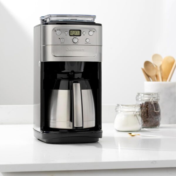 Cuisinart Grind and Brew Plus | Bean to Cup Filter Coffee Maker | DGB900BCU | Silver - Image 3