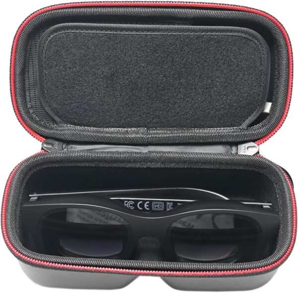 RLSOCO Carrying Case Compatible With XREAL Air/Air 2 AR Glasses (Case Only), Black, Large - Image 2