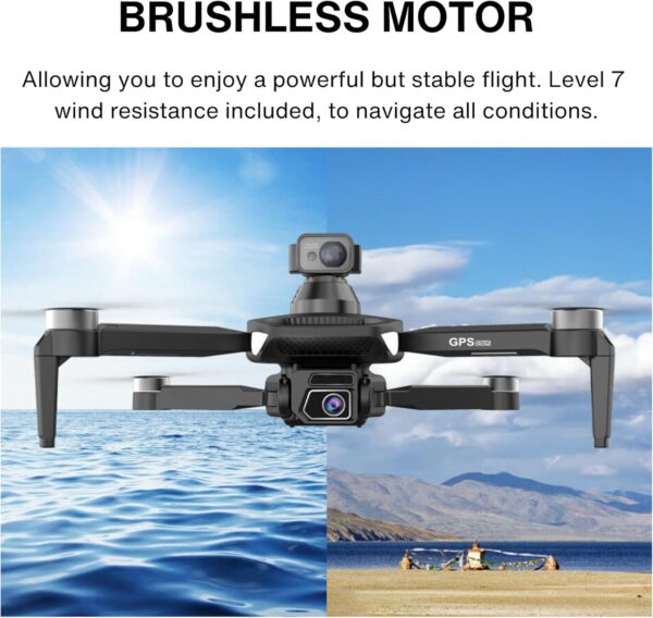 Jinsoku S250 GPS Drone, 4K Camera Quality, 600m Range, 50 Mins Long Flight, Obstacle Avoidance, Brushless Motor, Foldable RC Quadcopter For Adults, 5G WIFI, 2 Batteries, Easy to Use For Beginners - Image 10