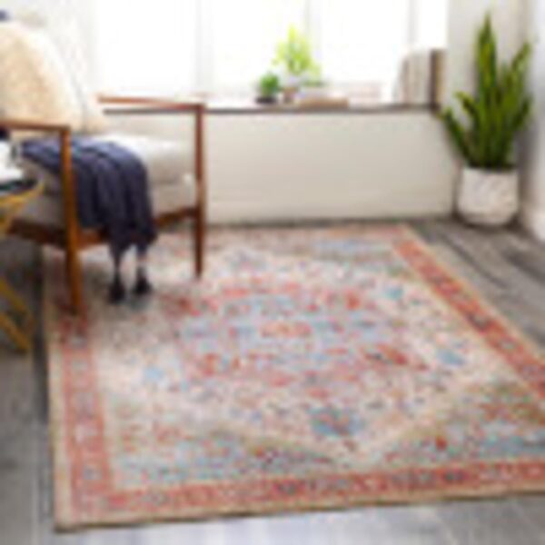 Livabliss Bree Vintage Medallion Area Rug, 5' x 7'6", Beige - Image 2