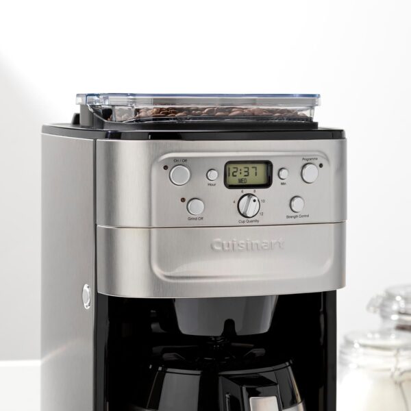 Cuisinart Grind and Brew Plus | Bean to Cup Filter Coffee Maker | DGB900BCU | Silver - Image 5