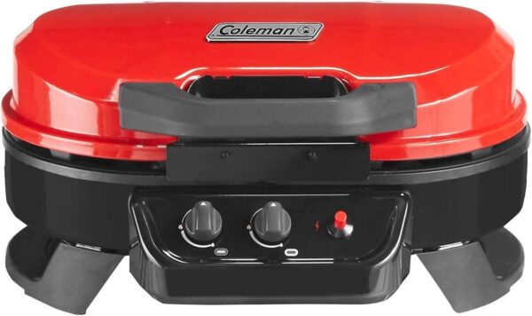 Coleman Roadtrip 225 Portable Tabletop Propane Grill, Red - Image 3