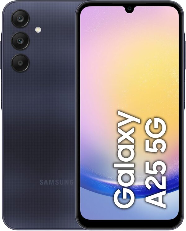 Samsung Galaxy A25 5G, Factory Unlocked Android Smartphone, 128GB, Fast Charging, 50MP Camera, Blue Black, 3 Year Manufacturer Extended Warranty (UK Version) - Image 2