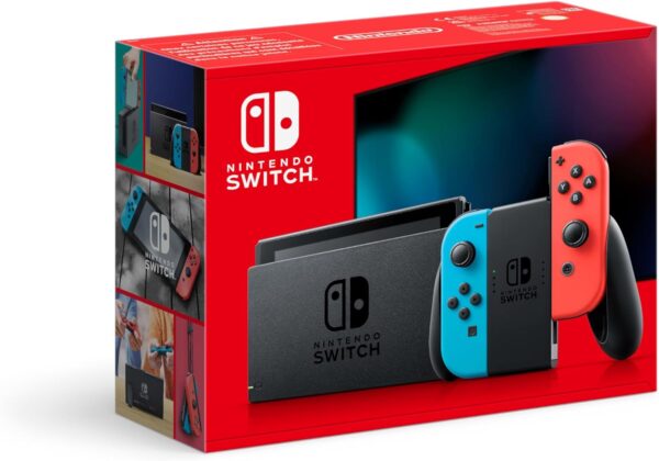 Nintendo Switch (Neon Red/Neon blue) - Image 2