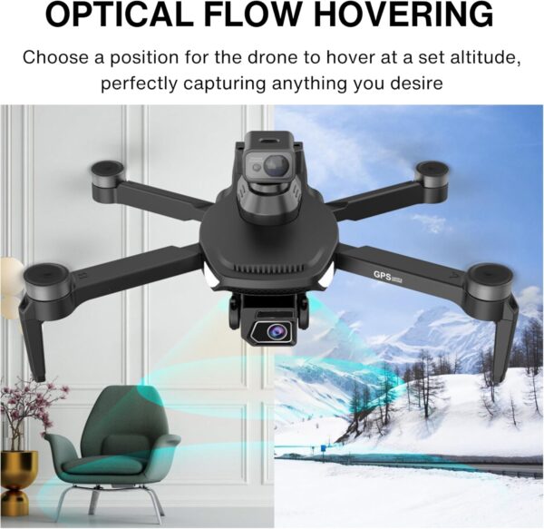 Jinsoku S250 GPS Drone, 4K Camera Quality, 600m Range, 50 Mins Long Flight, Obstacle Avoidance, Brushless Motor, Foldable RC Quadcopter For Adults, 5G WIFI, 2 Batteries, Easy to Use For Beginners - Image 7