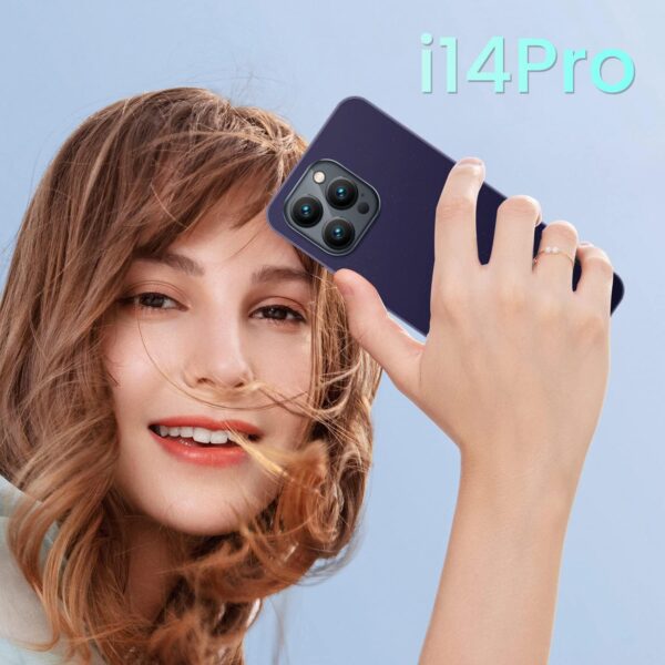 JtQtJ Smartphone of the Day Offer, Cheap Mobile Phones with 5.0" HD Display, Dual SIM, Dual Cameras, 16GB ROM, Wifi,GPS,Bluetooth Cell Phones (i15Pro-Purple) - Image 5