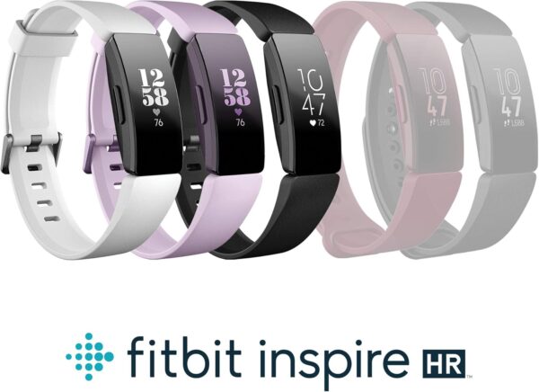 Fitbit Inspire HR Health & Fitness Tracker with Auto-Exercise Recognition, 5 Day Battery, Sleep & Swim Tracking, Lilac - Image 4