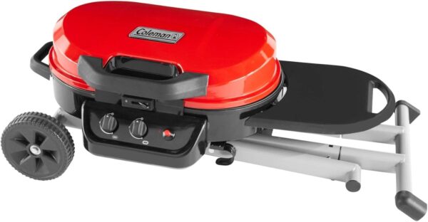 Coleman Roadtrip 225 Portable Stand-Up Propane Grill, Red - Image 2