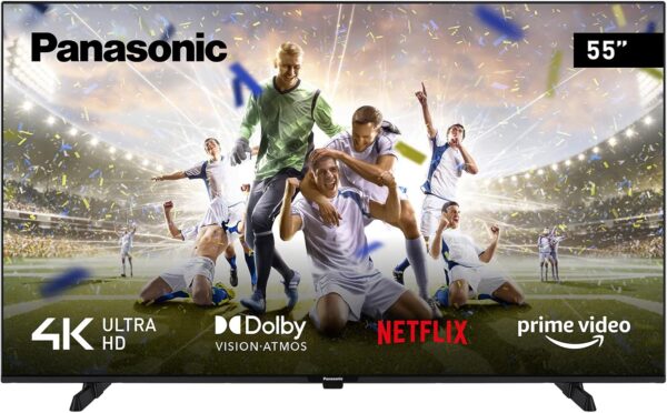 Panasonic TX-55MX610B, 55 Inch 4K Ultra HD LED Smart 2023 TV, High Dynamic Range (HDR), Linux TV, Dolby Atmos & Dolby Vision, Google Assistant, Amazon Alexa, 2 Feet Pedestal, Black - Image 2