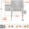 Traeger Grills Tailgater 20 Portable Wood Pellet Grill and Smoker, Black - Image 6