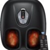 RENPHO Portable Foot Massager Machine with Heat for Plantar Fasciitis, Shiatsu Kneading, Compression, 3 Intensity Electric Feet Massager, Gifts for Men Women - Image 2