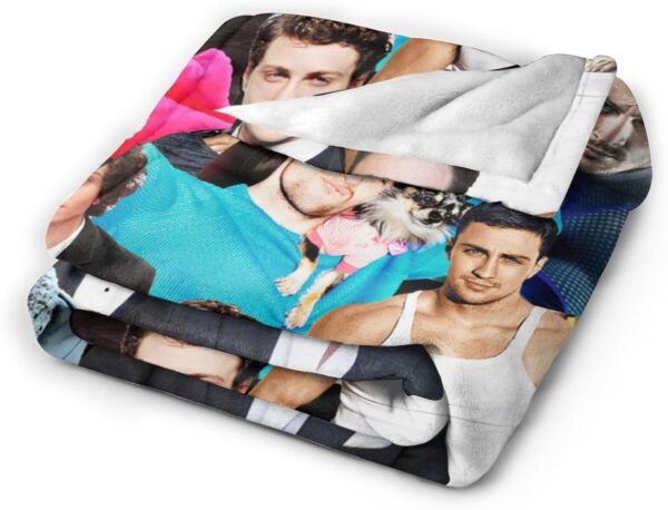 Ldsgdfst Blanket Aaron Taylor-Johnson Soft and Comfortable Wool Fleece Throw Blankets for Sofa Office car Camping Yoga Travel Home Decoration Cozy Plush Beach Blanket Gift - Image 10