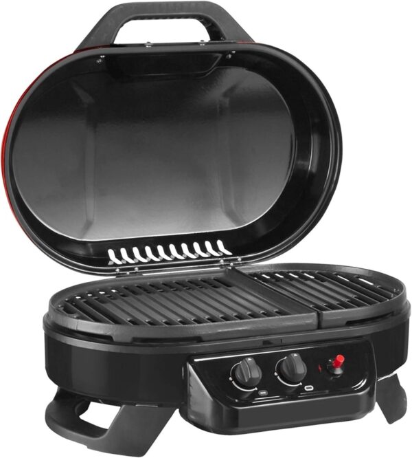 Coleman Roadtrip 225 Portable Tabletop Propane Grill, Red - Image 4