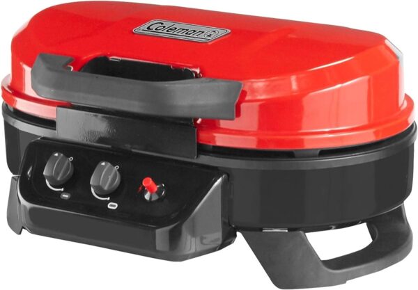 Coleman Roadtrip 225 Portable Tabletop Propane Grill, Red - Image 2