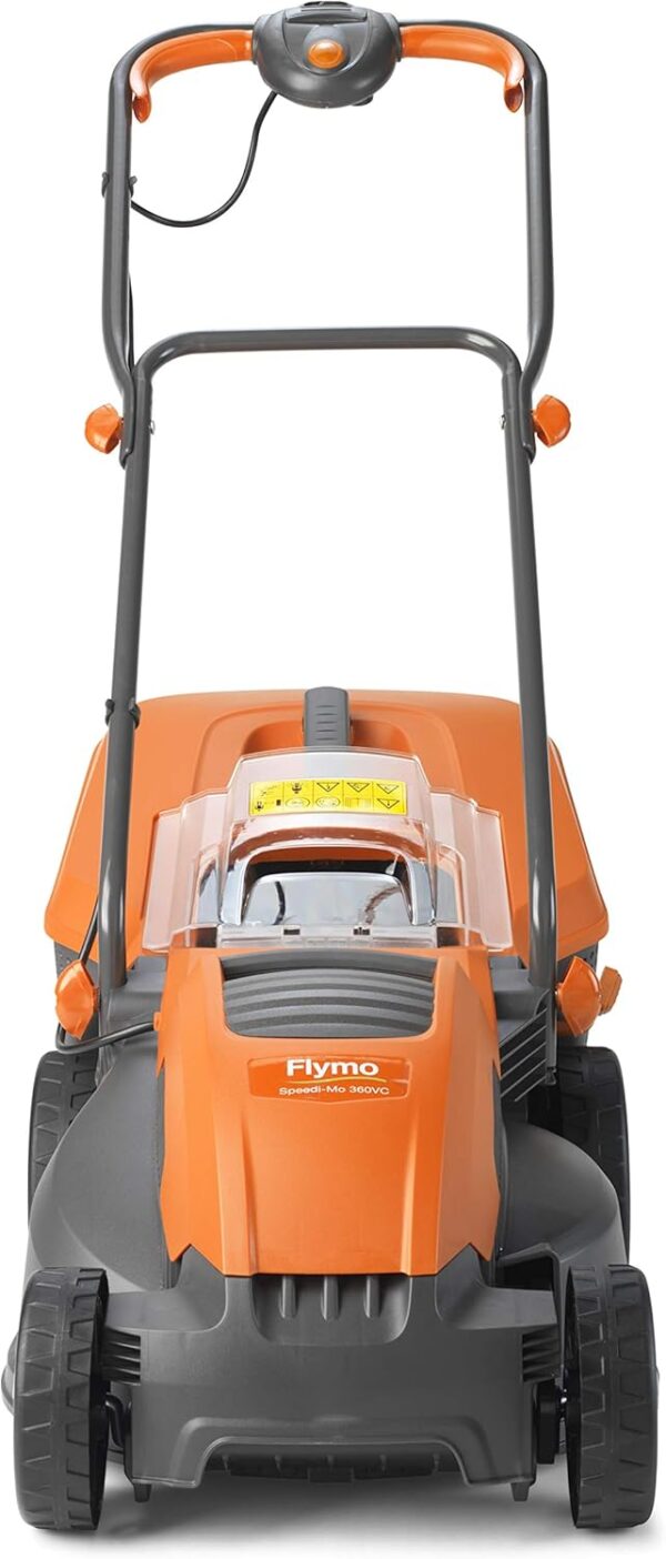 Flymo Speedi-Mo 360VC Electric Rotary Lawn Mower, 1500W, 36cm Cutting Width, 40 L Grass Box, 967663301 - Image 3