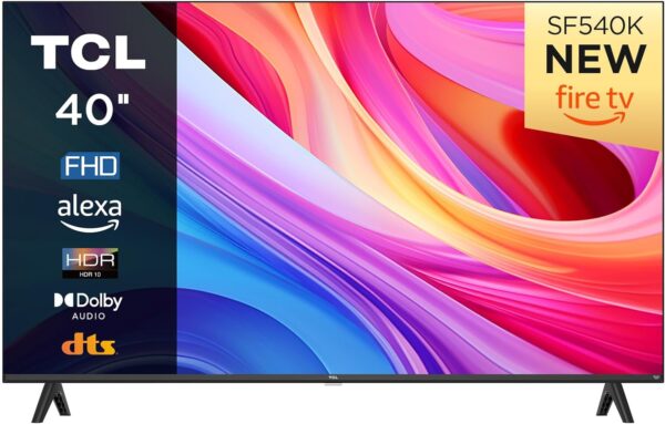 TCL 40SF540K 40-inch FHD Smart Television - HDR & HLG-Dolby Audio-DTS Virtual X/DTS-HD-Metal Bezel-less-Dual-band Wifi 5-with Fire OS 7 system - Image 2