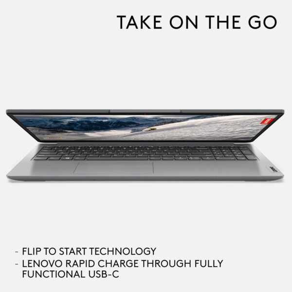 Lenovo IdeaPad 1 | 15 inch Full HD Laptop | AMD Ryzen 5 7520U | 8GB RAM | 256GB SSD | Windows 11 Home | Cloud Grey - Image 5