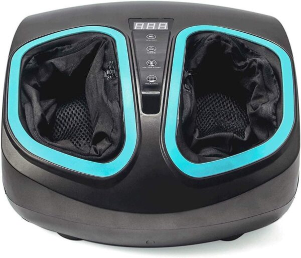 Shiatsu Foot Massager Machine with Heat - Electric Deep Kneading Heated Foot Massage Air Compression - Circulation, Legs, Plantar Fasciitis, Neuropathy Pain Therapy Spa Feet Massager - Image 9