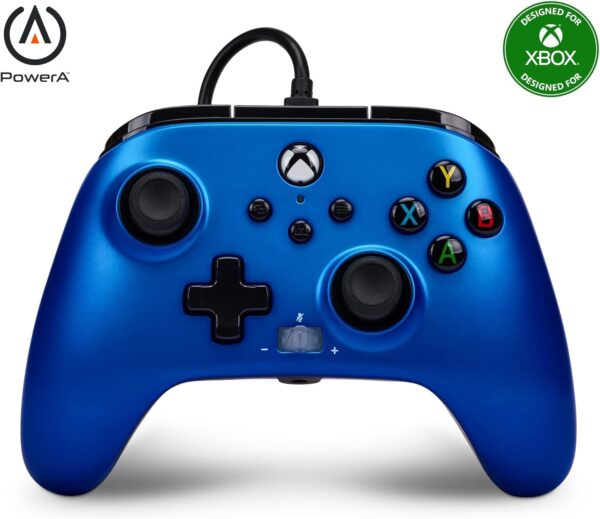 PowerA Enhanced Wired Controller for Xbox Series X|S, Wired Video Game Controller, Gamepad for Xbox X and S, Officially Licenced by Xbox, 2 Years Manufacturer Warranty- Sapphire Fade - Image 2