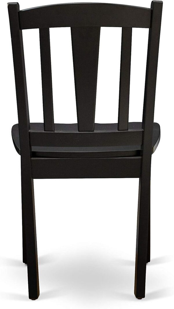 East West Furniture ANDL3-BLK-W, Wood - Image 10