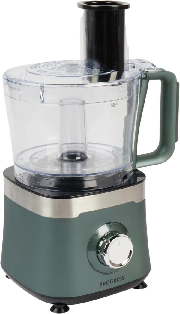 Progress EK5115PSHIMMERGRNWK Shimmer Food Processor & Blender Set – Chopper Smoothie Maker Machine, 2 Speeds and Pulse, Shred/Slice/Chop/Blend/Emulsify, 1.5L Bowl, 1.4L Blending Jug, 800 W, Green - Image 7