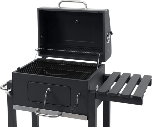 tepro Grillwagen Toronto Click Charcoal Barbecue, Anthracite/Stainless Steel, 56 x 41.5 cm - Image 10