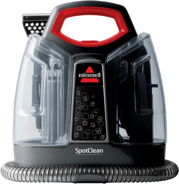 BISSELL SpotClean | Portable Carpet Cleaner | Lifts Spots and Spills with HeatWave Technology | Clean Carpets, Upholstery & Car | 36981 | Black/ Red - Image 12