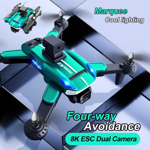 KUNOQXHA K8 Mini Drone with 4K Camera for Adults Kids GPS Foldable FPV Drones with Brushless Motor Auto Return Home Follow Me RC Quadcopter for Beginners - Image 3