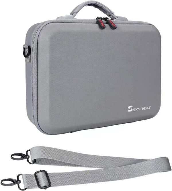 SKYREAT Mini 4 Pro Case, Portable Travel Case, Compact Storage Carrying Case with Should Strap for DJI Mini 4 Pro Fly More Combo Drone RC 2 Controller Accessories - Image 2