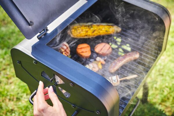 Char-Broil Charcoal 2Go Portable Charcoal Barbecue, Adjustable Air Intake, Combine it with Charcoal M/L to form an Offset Smoker - Image 6