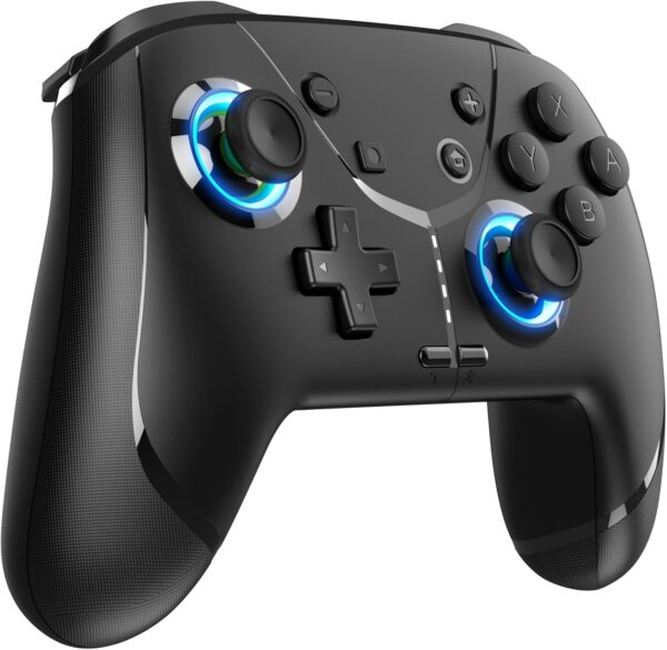 Switch Wireless Controller, Game Controller, Switch Pro Gamepad, 4 vibration modes, 3 turbo modes, compatible iPhone/Android/Phone/PC/Steam/Mac/iOS/iPad/TV with programming/turbo/motion/wake-up/RGB - Image 2