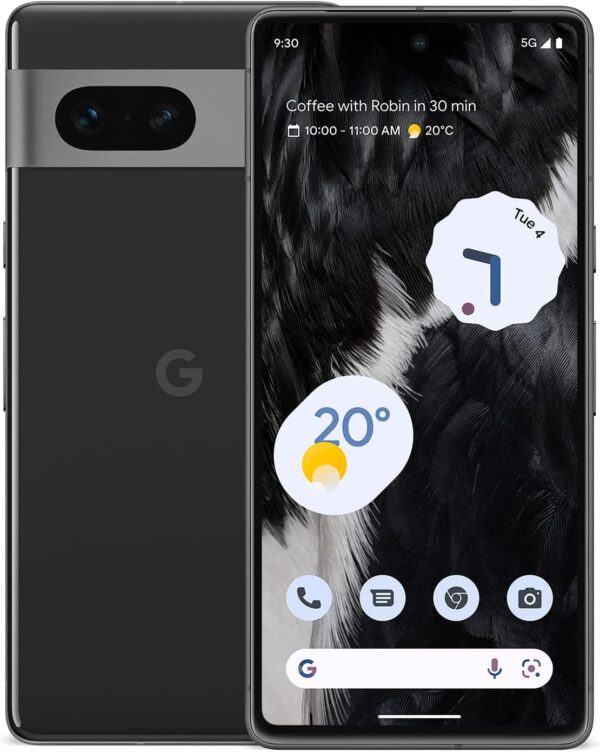 Google Pixel 7 – Unlocked Android 5G Smartphone with wide-angle lens and 24-hour battery – 128GB – Obsidian - Image 2