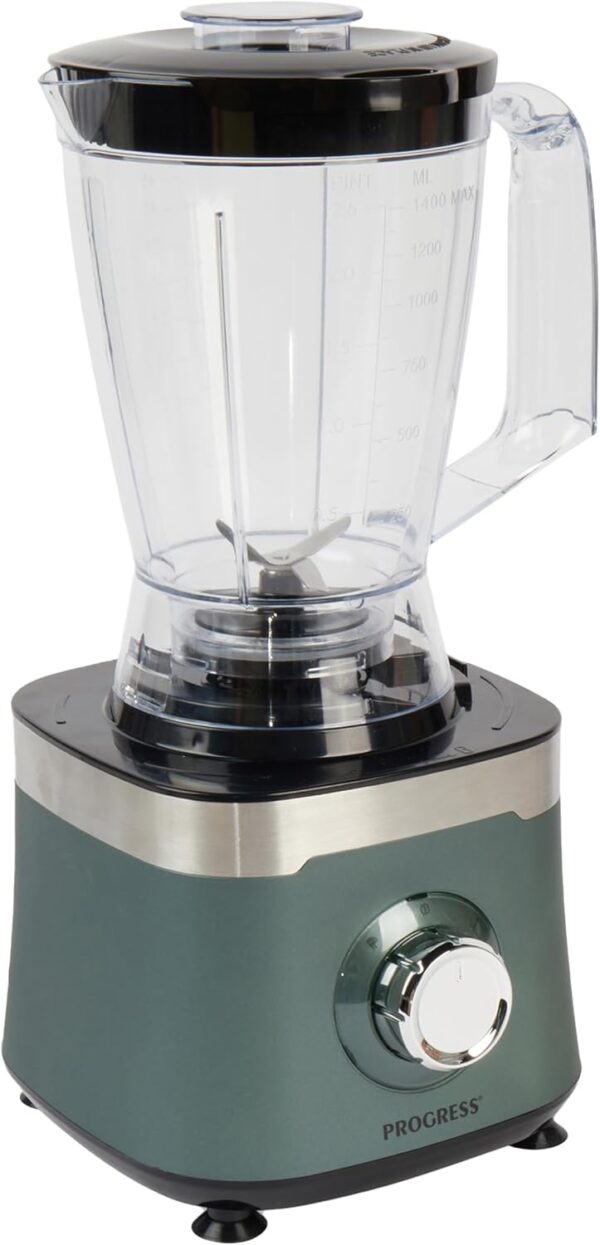 Progress EK5115PSHIMMERGRNWK Shimmer Food Processor & Blender Set – Chopper Smoothie Maker Machine, 2 Speeds and Pulse, Shred/Slice/Chop/Blend/Emulsify, 1.5L Bowl, 1.4L Blending Jug, 800 W, Green - Image 8