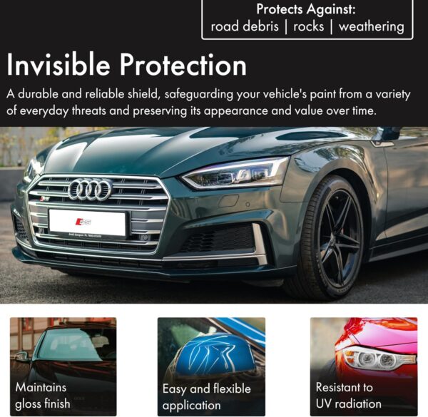 XPEL Clear Paint Protection Film Roll, 6" x 84" - Polyurethane Vehicle PPF Wrap Protects from Chips, Scratches, Dings, Road Debris - Safe for Cars, Trucks, Motorcycles, Bicycles, Boats & More - Image 8