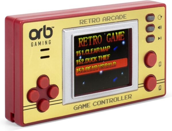 Mini Retro Games Console, 150 In-Built Games, 8-Bit Retro Gaming Handheld Console, 1.8” Full Colour LCD Screen Pocket Console, Immersive Sound Games Console - ThumbsUp! - Image 3