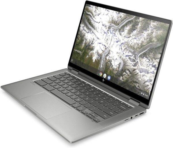 HP Chromebook 14" Laptop PC 14c-ca0003sa, Intel Pentium Gold, 4GB RAM, 64GB SSD, FHD, Mineral silver - Image 4