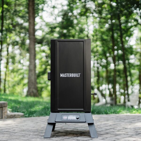 Masterbuilt 710 WiFi Digital Smoker, Vertical Design, 711 Cooking Sq. Inches, 4 Chrome Coated Smoking Racks, Wood Chip Loader, Electric Fuel Source to Plug in and Start Cooking, Black Model MB20072124 - Image 6