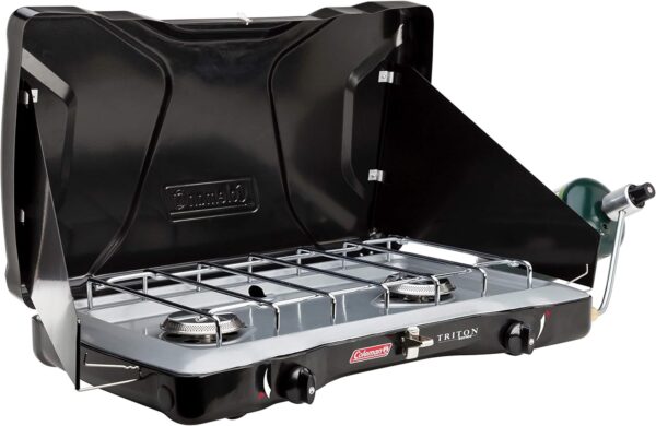 Coleman Gas Camping Stove | Triton Propane Stove, 2 Burner - Image 3