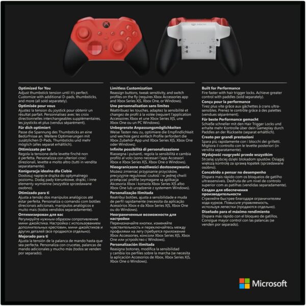 Xbox Elite Wireless Controller Series 2 - Core Edition (Red) - Image 7