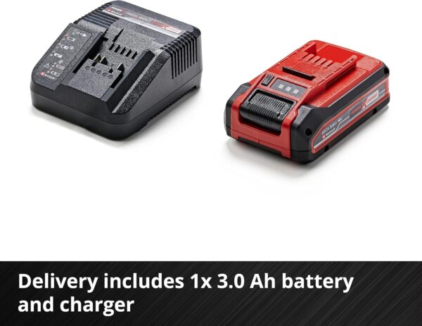 Einhell Power X-Change 18/30 Cordless Lawnmower With Battery and Charger - 18V, Brushless Motor, 30cm Cutting Width, 25L Grass Box, 3 Cutting Heights - GE-CM 18/30 Li Battery Lawn Mower - Image 10