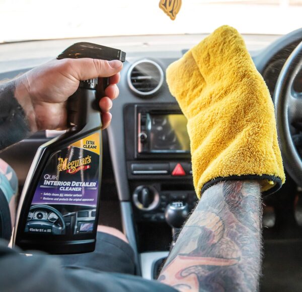 Meguiar's G13616EU Quik Interior Detailer Cleaner 473ml for a matt finish. Cleans all interior car surfaces - Image 4