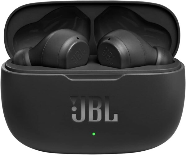 JBL Wave 200TWS Wireless In-Ear Headphones - Bluetooth headphones with JBL Deep Bass Sound and IPX2 water resistance, complete with charging case, in black - Image 11