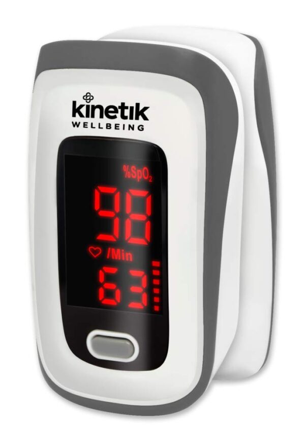 Kinetik Wellbeing Finger Pulse Oximeter - Blood Oxygen Monitor Used by the NHS, Heart Rate Meter for Adults & Kids, Accurate Pulse Rate & O2 Saturation Monitor - In Association with St John Ambulance - Image 2