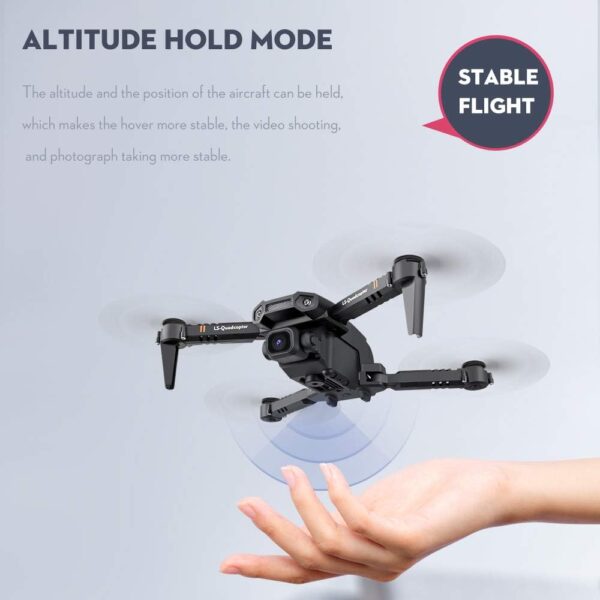 Drone with Camera 4K,Drone Dual Camera Track Flight Gravity Sensor Gesture Photo Video Altitude Hold Headless Mode RC Quadcopter for Adults Kid - Image 5