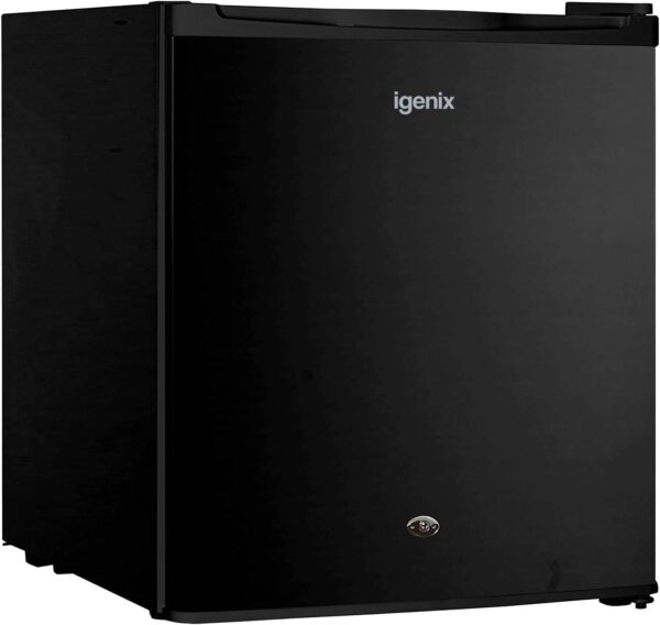 Igenix IG3711BL Table Top Fridge with 47 Litre Capacity, 4 Litre Ice Box, 1 Shelf, Reversible and Lockable Door, Black - Image 2